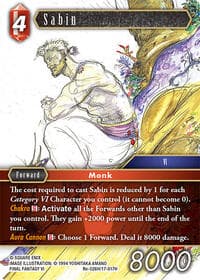 Sabin - Legacy Collection - Final Fantasy TCG card