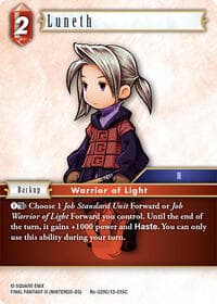 Luneth - Legacy Collection - Final Fantasy TCG card