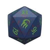 Magic: The Gathering Tarkir: Dragonstorm Spindown Die (Blue) - Wizards of the Coast Dice - Life Counters card
