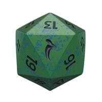Magic: The Gathering Tarkir: Dragonstorm Spindown Die (Green) - Wizards of the Coast Dice - Life Counters card
