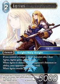 Agrias - Legacy Collection - Final Fantasy TCG card