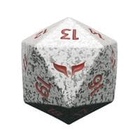 Magic: The Gathering Tarkir: Dragonstorm Spindown Die (White) - Wizards of the Coast Dice - Life Counters card