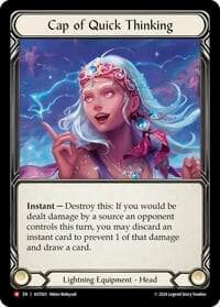 Cap of Quick Thinking - Armory Deck: Aurora - Flesh and Blood TCG card
