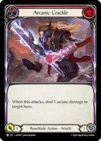 Arcanic Crackle (Red) - Armory Deck: Aurora - Flesh and Blood TCG card