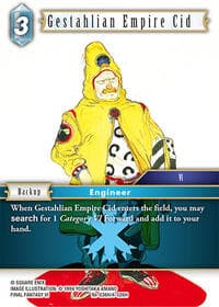Gestahlian Empire Cid - Legacy Collection - Final Fantasy TCG card