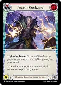 Arcanic Shockwave (Red) - Armory Deck: Aurora - Flesh and Blood TCG card