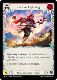 Entwine Lightning (Red) - Armory Deck: Aurora - Flesh and Blood TCG card