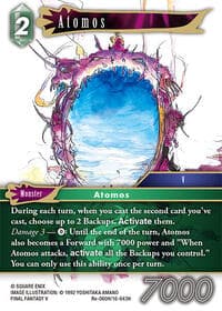 Atomos - Legacy Collection - Final Fantasy TCG card