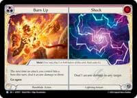 Burn Up // Shock - Armory Deck: Aurora - Flesh and Blood TCG card