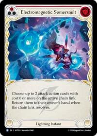 Electromagnetic Somersault (Red) - Armory Deck: Aurora - Flesh and Blood TCG card