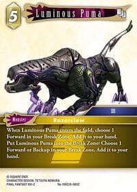 Luminous Puma - Legacy Collection - Final Fantasy TCG card