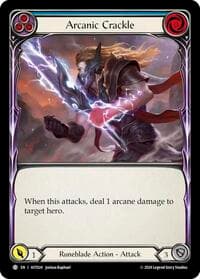 Arcanic Crackle (Blue) - Armory Deck: Aurora - Flesh and Blood TCG card