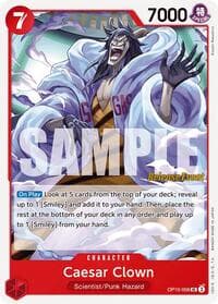 Caesar Clown (006) - Royal Blood Release Event Cards - One Piece Card Game card