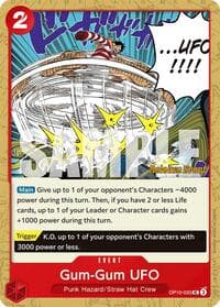Gum-Gum UFO - Royal Blood Release Event Cards - One Piece Card Game card