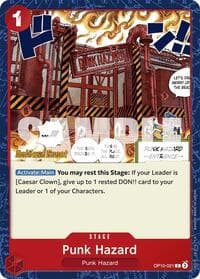 Punk Hazard - Royal Blood Release Event Cards - One Piece Card Game card
