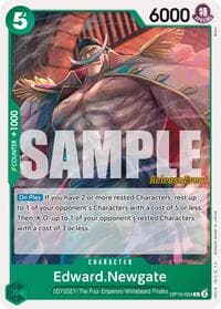 Edward.Newgate - Royal Blood Release Event Cards - One Piece Card Game card