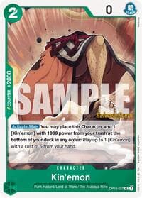 Kin'emon (027) - Royal Blood Release Event Cards - One Piece Card Game card