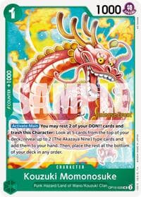 Kouzuki Momonosuke (028) - Royal Blood Release Event Cards - One Piece Card Game card