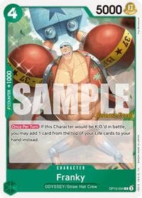 Franky (034) - Royal Blood Release Event Cards - One Piece Card Game card