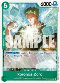 Roronoa Zoro (038) - Royal Blood Release Event Cards - One Piece Card Game card