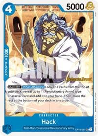 Hack - Royal Blood Release Event Cards - One Piece Card Game card