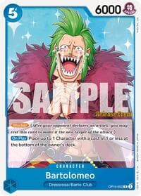 Bartolomeo - Royal Blood Release Event Cards - One Piece Card Game card