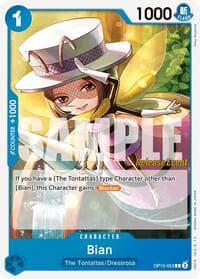 Bian - Royal Blood Release Event Cards - One Piece Card Game card
