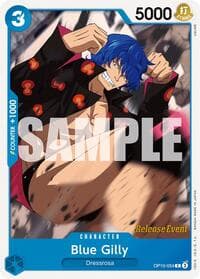 Blue Gilly - Royal Blood Release Event Cards - One Piece Card Game card