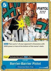 Barrier-Barrier Pistol - Royal Blood Release Event Cards - One Piece Card Game card