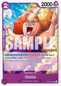 Giolla - Royal Blood Release Event Cards - One Piece Card Game card