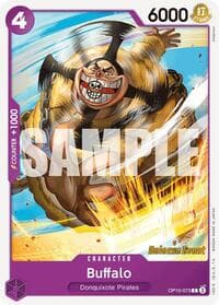 Buffalo - Royal Blood Release Event Cards - One Piece Card Game card