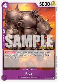 Pica - Royal Blood Release Event Cards - One Piece Card Game card