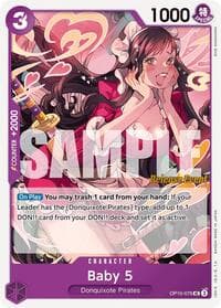 Baby 5 - Royal Blood Release Event Cards - One Piece Card Game card