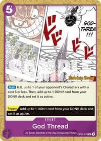 God Thread - Royal Blood Release Event Cards - One Piece Card Game card