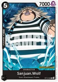 Sanjuan.Wolf - Royal Blood Release Event Cards - One Piece Card Game card