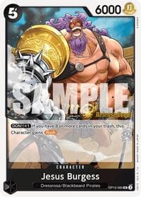 Jesus Burgess - Royal Blood Release Event Cards - One Piece Card Game card