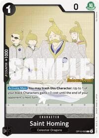 Saint Homing - Royal Blood Release Event Cards - One Piece Card Game card