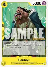 Caribou - Royal Blood Release Event Cards - One Piece Card Game card