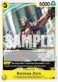 Roronoa Zoro (113) - Royal Blood Release Event Cards - One Piece Card Game card