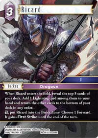 Ricard - Legacy Collection - Final Fantasy TCG card