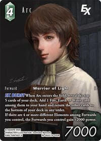 Arc EX (Full Art) - Legacy Collection - Final Fantasy TCG card