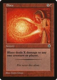 Blaze (Flavor Text) - Portal - Magic: The Gathering card