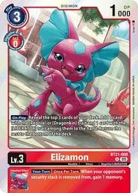 Elizamon - World Convergence - Digimon Card Game card