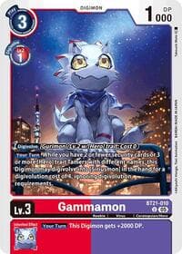 Gammamon - World Convergence - Digimon Card Game card