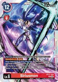 Siriusmon - World Convergence - Digimon Card Game card