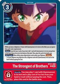 The Strongest of Brothers - World Convergence - Digimon Card Game card