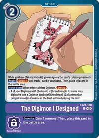 The Digimon I Designed - World Convergence - Digimon Card Game card