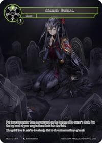 Sacred Burial - Memoria Collection 07 - Force of Will card