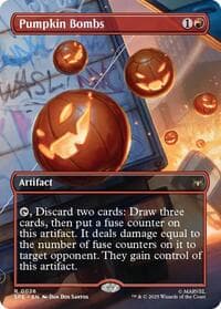 Pumpkin Bombs (Borderless) - Marvel's Spider-Man: Eternal-Legal - Magic: The Gathering card