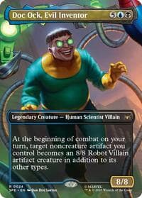 Doc Ock, Evil Inventor (Borderless) - Marvel's Spider-Man: Eternal-Legal - Magic: The Gathering card